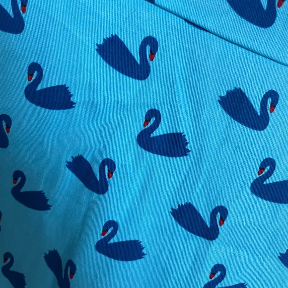 Lindy bop pin up blue swan pattern retro vintage style dance dress - Picture 9 of 11